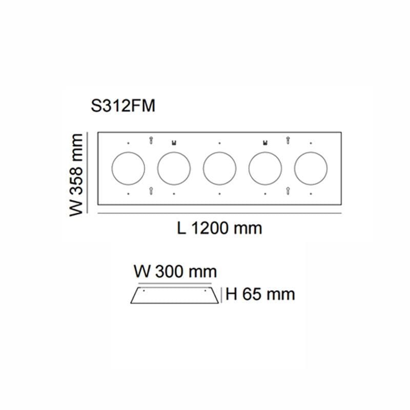 SAL Lighting LED Panel Frame LED Panel Surface Mounted Frame White Lights-For-You S312FM