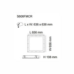SAL Lighting LED Panel Frame LED Panel Surface Mounted Frame White Lights-For-You S606FM
