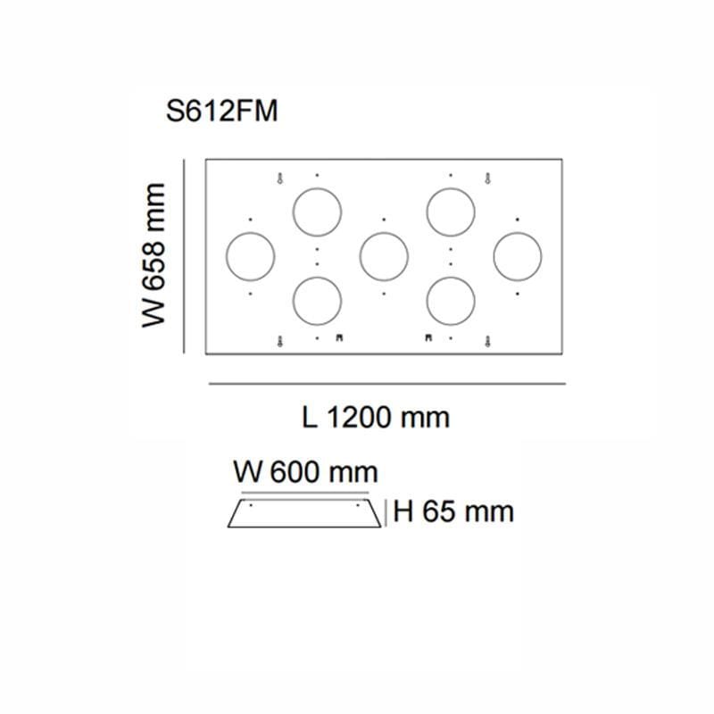 SAL Lighting LED Panel Frame LED Panel Surface Mounted Frame White Lights-For-You S612FM