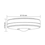 SAL Lighting Sensor lights Infrared Surface Mount Sensor Light 500W Lights-For-You SMS805CS