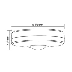 SAL Lighting Sensor lights Infrared Surface Mount Sensor Light 500W Lights-For-You SMS805CS