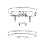 SAL Lighting Sensor lights Infrared Surface Mount Sensor Light 500W Lights-For-You SMS805CS