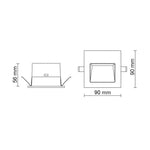 SAL Lighting Step Lights Ambience 1W LED Step light Lights-For-You S9312