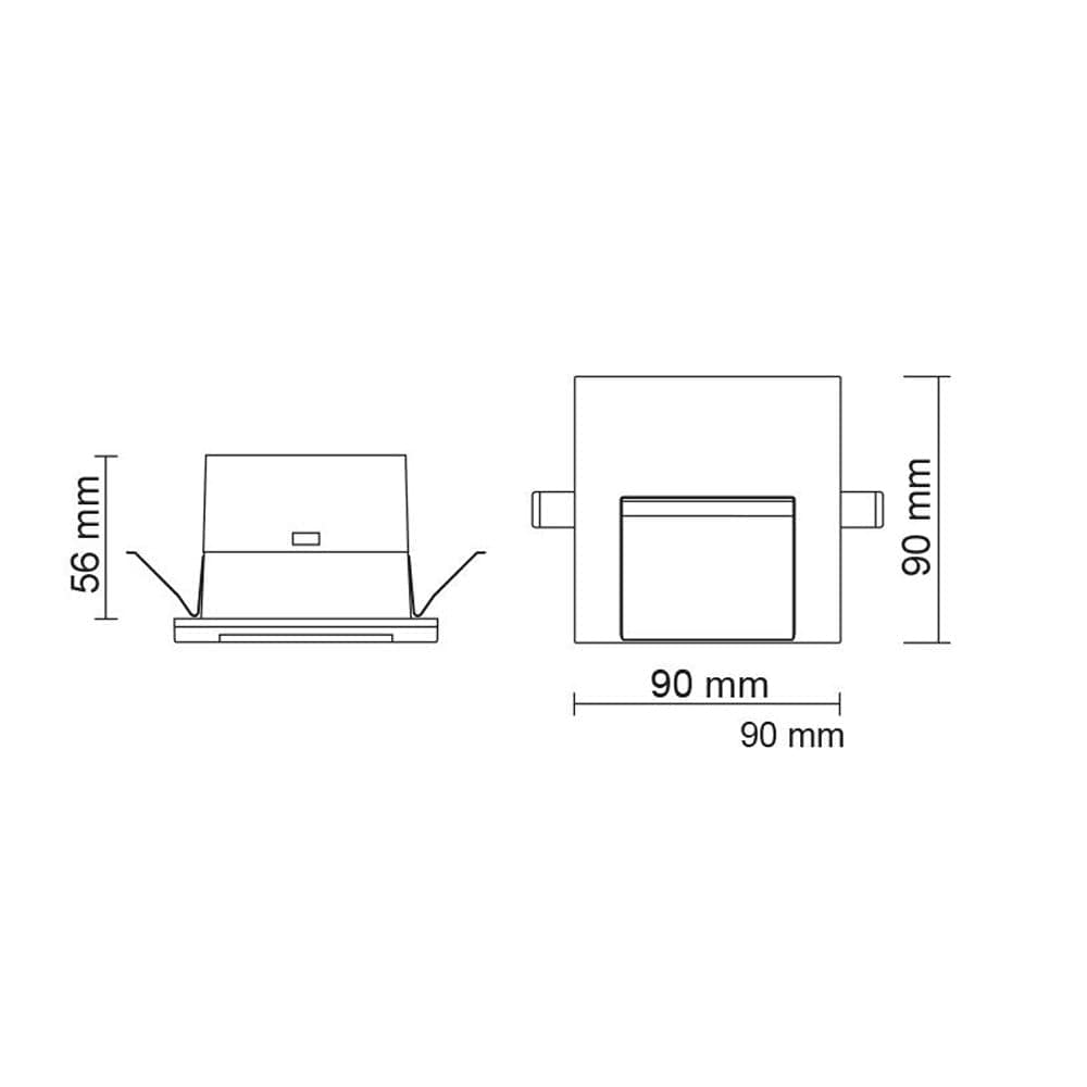 SAL Lighting Step Lights Ambience 1W LED Step light Lights-For-You S9313