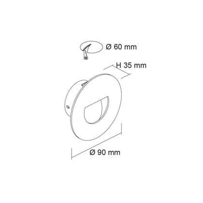 SAL Lighting Step Lights Darham 1.5W LED Step Light Lights-For-You