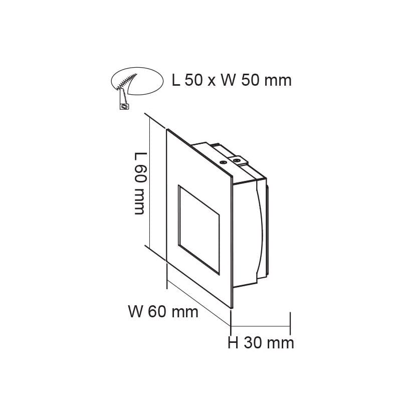 SAL Lighting Step Lights Leeman Mini 1.5W LED Step Light Lights-For-You