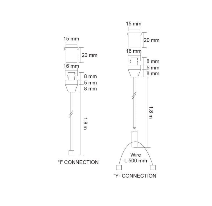 SAL Lighting Suspension Kit LED Panel Suspension Drops Lights-For-You