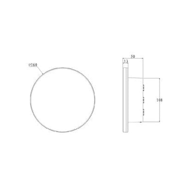 SAL Lighting Wall Lights Affinity 8W Dimmable LED Wall Light Lights-For-You