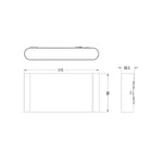 SAL Lighting Wall Lights Carina 10W 240V Up & Down LED Wall Light Lights-For-You