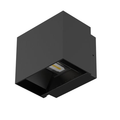 SAL Lighting Wall Lights Cube II 10W LED Up/Down Wall Light Lights-For-You S9320WW/BK