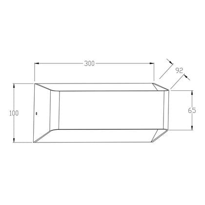 SAL Lighting Wall Lights Lounge III 18W LED Up/Down Wall Light Lights-For-You