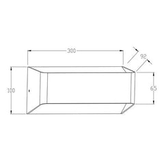 SAL Lighting Wall Lights Lounge III 18W LED Up/Down Wall Light Lights-For-You