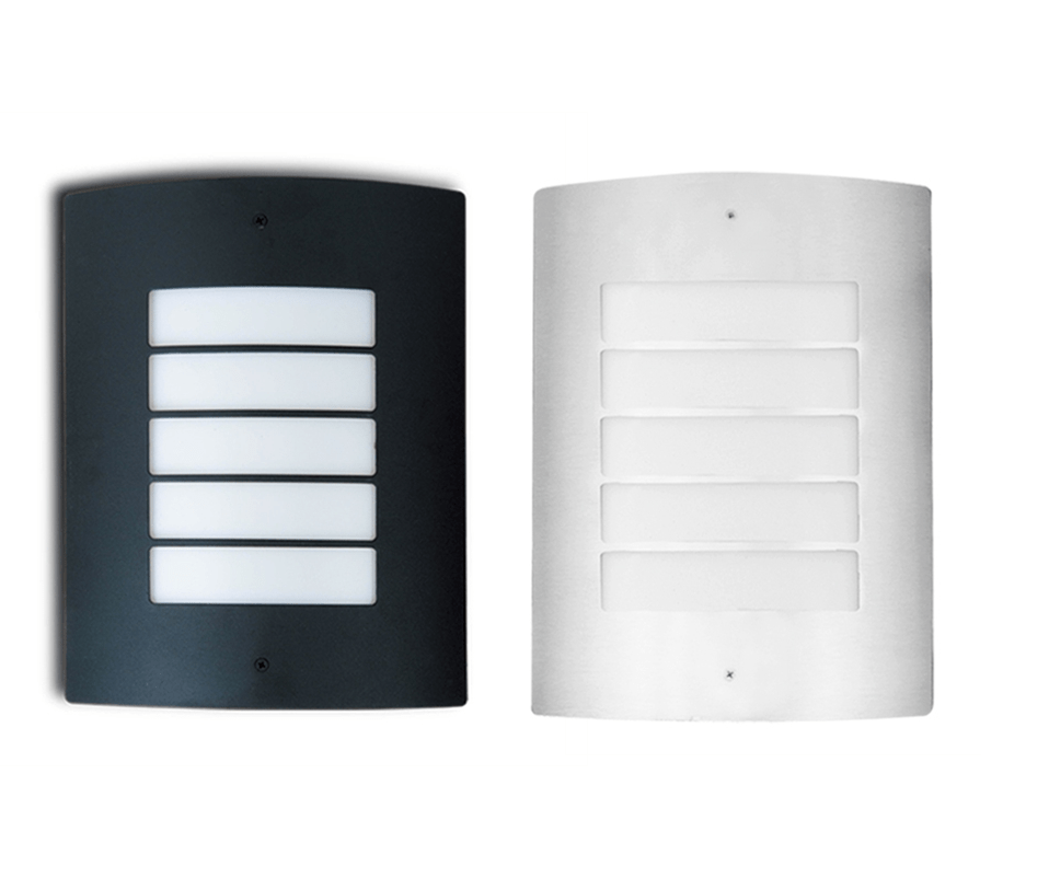 SAL Lighting Wall Lights MOD Black/Stainless Steel Wall Light Lights-For-You SE7013 BK