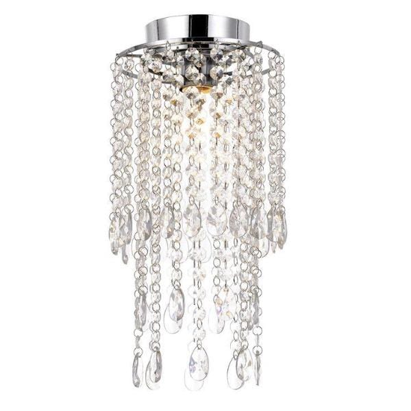 Telbix Lighting Batten Fix Lights May Batten Fix in Chrome W / Clear Acrylic Beads Lights-For-You MAY BF20-CH