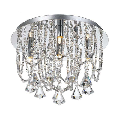 Telbix Lighting Close To Ceiling Light(CTC) Sandro CTC Modern Round 5Lt Lights-For-You SANDRO CTC5-CH 9329501046418