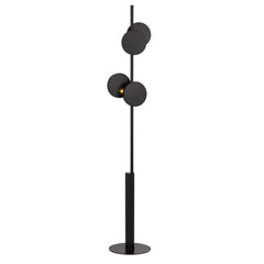 Telbix Lighting Floor Lamps Amparo Floor Lamp 2Lt in Black Lights-For-You AMPARO FL-BK 9329501061176