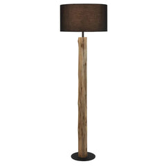 Telbix Lighting Floor Lamps Chad Floor Lamp in Wood Black Lights-For-You CHAD FL-WDBK 9329501070864