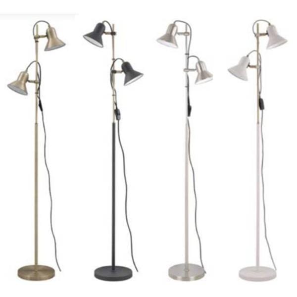 Telbix Lighting Floor Lamps Corelli Twin Headed Floor Lamp Lights-For-You