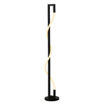 Telbix Lighting Floor Lamps CURVAL FLOOR LAMP Lights-For-You CURVAL FL-BK 9329501065372