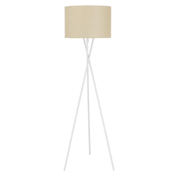 Telbix Lighting Floor Lamps Denise Modern Tripod Floor Lamp 1Lt Lights-For-You DENISE FL-WHWT 9329501061862