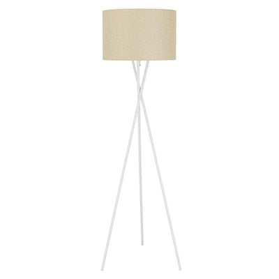 Telbix Lighting Floor Lamps Denise Modern Tripod Floor Lamp 1Lt Lights-For-You DENISE FL-WHWT 9329501061862