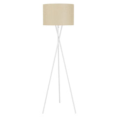 Telbix Lighting Floor Lamps Denise Modern Tripod Floor Lamp 1Lt Lights-For-You DENISE FL-WHWT 9329501061862