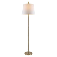 Telbix Lighting Floor Lamps White/Antique Brass Dior Floor Lamp 1Lt in White or Blue Lights-For-You DIOR FL-WHAB