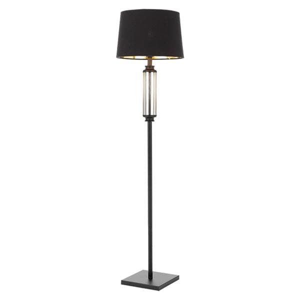 Telbix Lighting Floor Lamps Black/Smoke Dorcel Floor Lamp DORCEL FL-BKSM