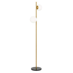 Telbix Lighting Floor Lamps Antique Gold Figaro Floor Lamp 2Lt Lights-For-You FIGARO FL2-AGOM