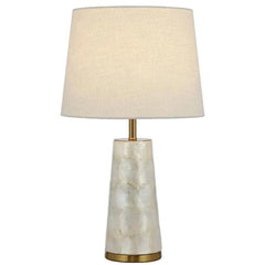 Telbix Lighting Floor Lamps Fusell Table Lamp White / Gold Lights-For-You