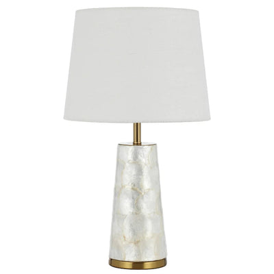 Telbix Lighting Floor Lamps Fusell Table Lamp White / Gold Lights-For-You