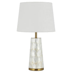 Telbix Lighting Floor Lamps Fusell Table Lamp White / Gold Lights-For-You