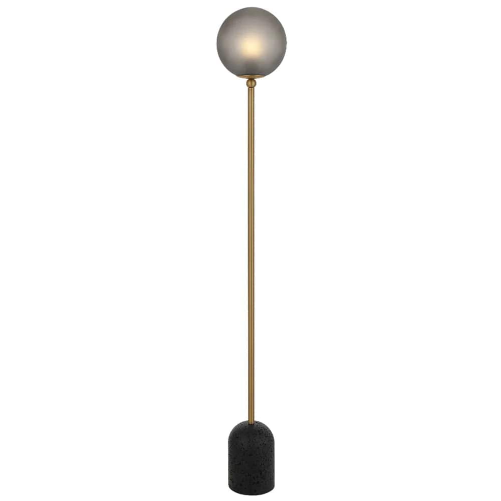 Telbix Lighting Floor Lamps Gina Floor Lamp 1Lt in Beige, Black Lights-For-You