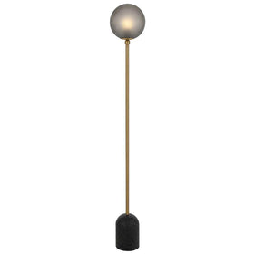 Telbix Lighting Floor Lamps Gina Floor Lamp 1Lt in Beige, Black Lights-For-You
