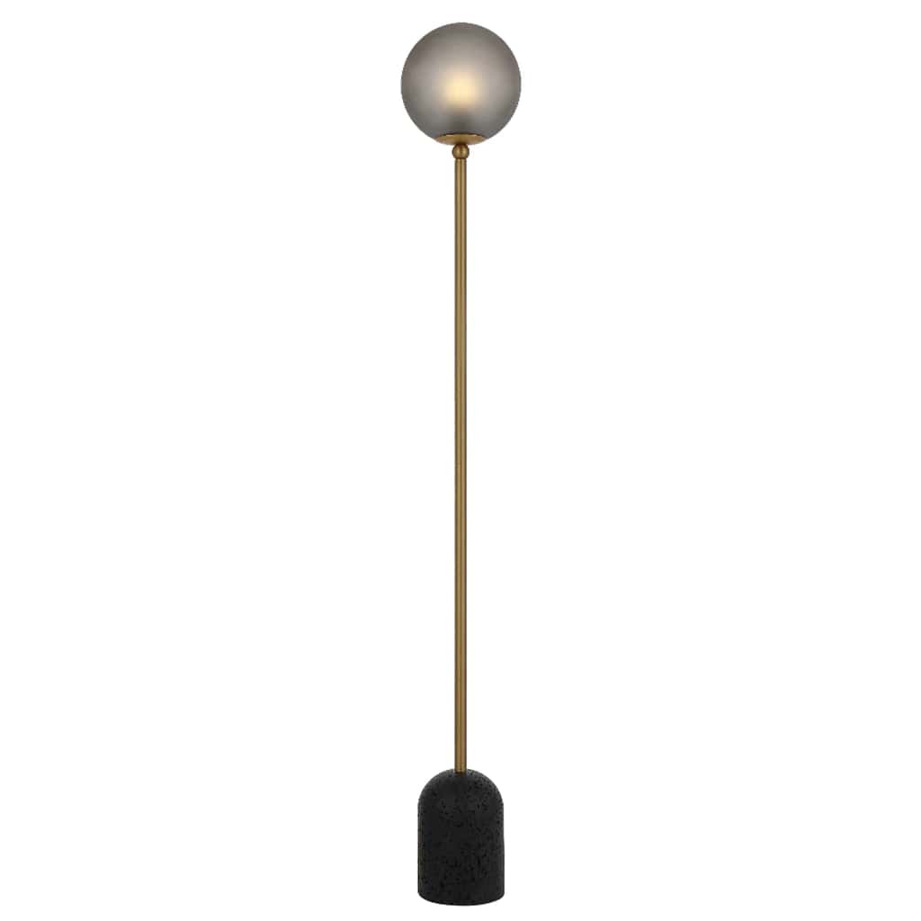 Telbix Lighting Floor Lamps Gina Floor Lamp 1Lt in Beige, Black Lights-For-You