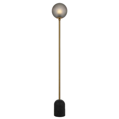 Telbix Lighting Floor Lamps Gina Floor Lamp 1Lt in Beige, Black Lights-For-You