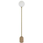 Telbix Lighting Floor Lamps Gina Floor Lamp 1Lt in Beige, Black Lights-For-You