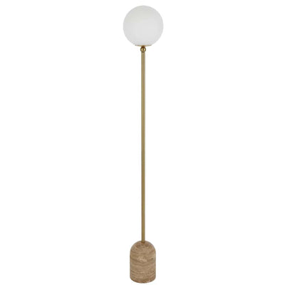 Telbix Lighting Floor Lamps Gina Floor Lamp 1Lt in Beige, Black Lights-For-You