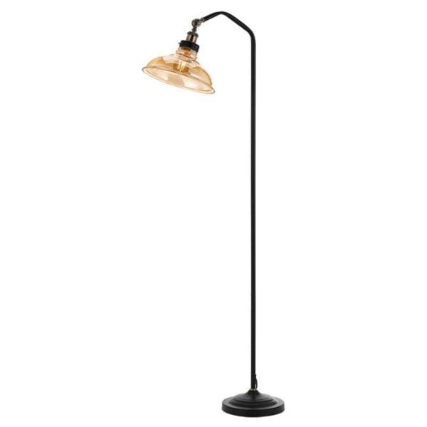 Telbix Lighting Floor Lamps Hertel Floor Lamp With Flexible Head Lights-For-You HERTEL FL-BKAM 9329501043486