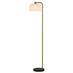 Telbix Lighting Floor Lamps Hoff Floor Lamp Black / Opal Matt Lights-For-You HOFF FL-BKOM 9329501064801