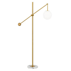 Telbix Lighting Floor Lamps Kemi Floor Lamp in Black or Gold Lights-For-You KEMI FL-GDOP 9329501061220