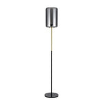 Telbix Lighting Floor Lamps Korova Floor Lamp Brass / Smoke Lights-For-You KOROVA FL-BRSSM 9329501062661