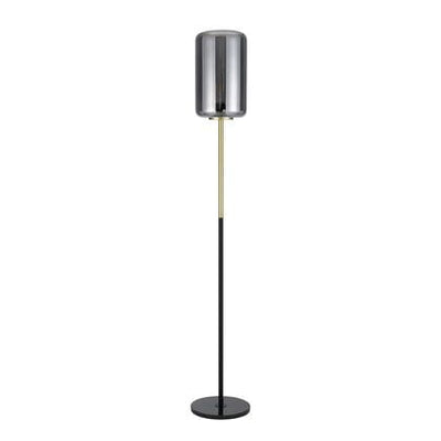 Telbix Lighting Floor Lamps Korova Floor Lamp Brass / Smoke Lights-For-You KOROVA FL-BRSSM 9329501062661