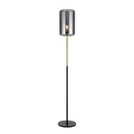 Telbix Lighting Floor Lamps Korova Floor Lamp Brass / Smoke Lights-For-You KOROVA FL-BRSSM 9329501062661