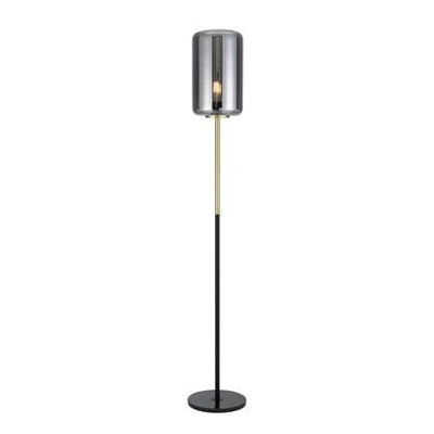 Telbix Lighting Floor Lamps Korova Floor Lamp Brass / Smoke Lights-For-You KOROVA FL-BRSSM 9329501062661