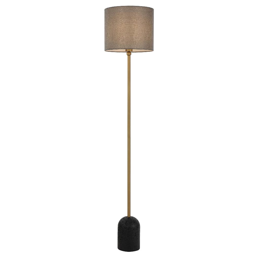 Telbix Lighting Floor Lamps Livia Floor Lamp 1Lt in Beige, Black Lights-For-You