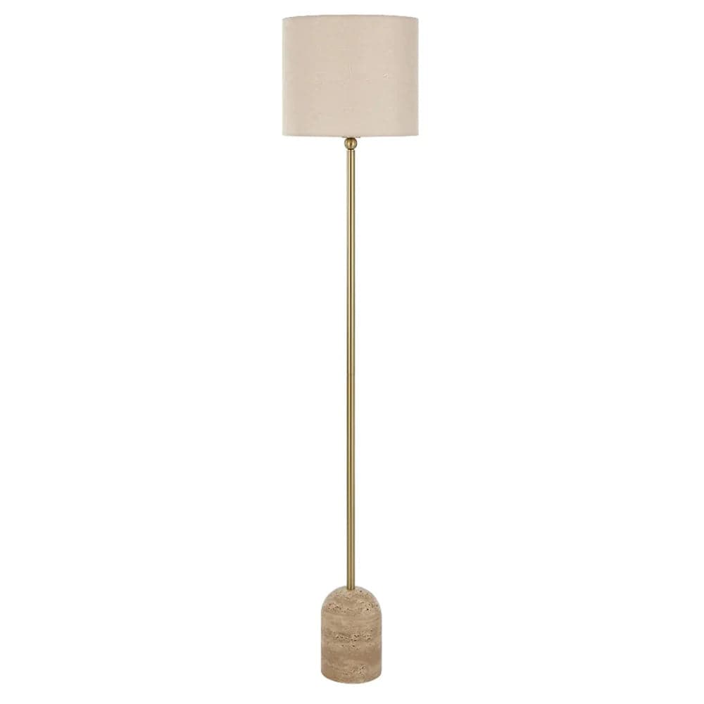 Telbix Lighting Floor Lamps Livia Floor Lamp 1Lt in Beige, Black Lights-For-You