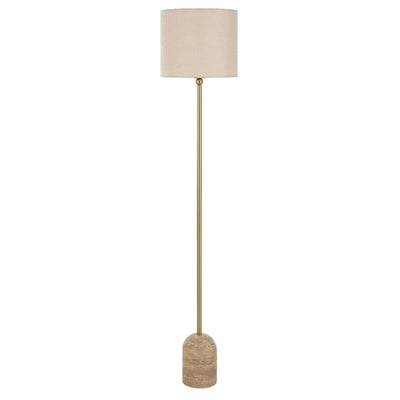 Telbix Lighting Floor Lamps Livia Floor Lamp 1Lt in Beige, Black Lights-For-You