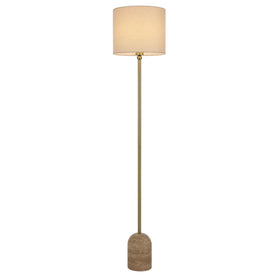 Telbix Lighting Floor Lamps Livia Floor Lamp 1Lt in Beige, Black Lights-For-You