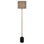 Telbix Lighting Floor Lamps Livia Floor Lamp 1Lt in Beige, Black Lights-For-You